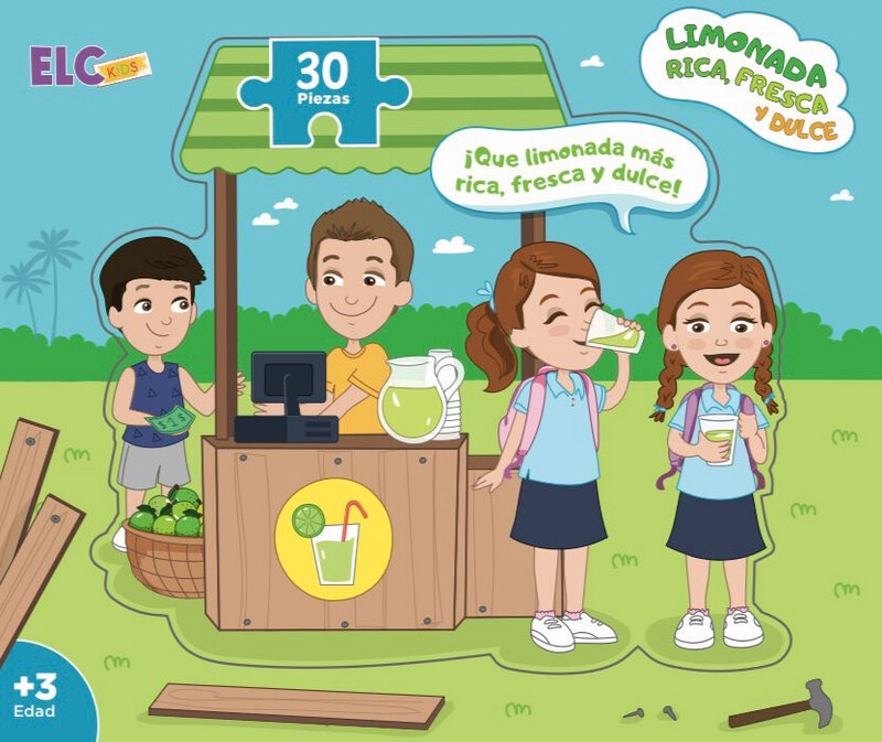 Rompecabezas 30 piezas del libro Limonada rica, fresca y dulce