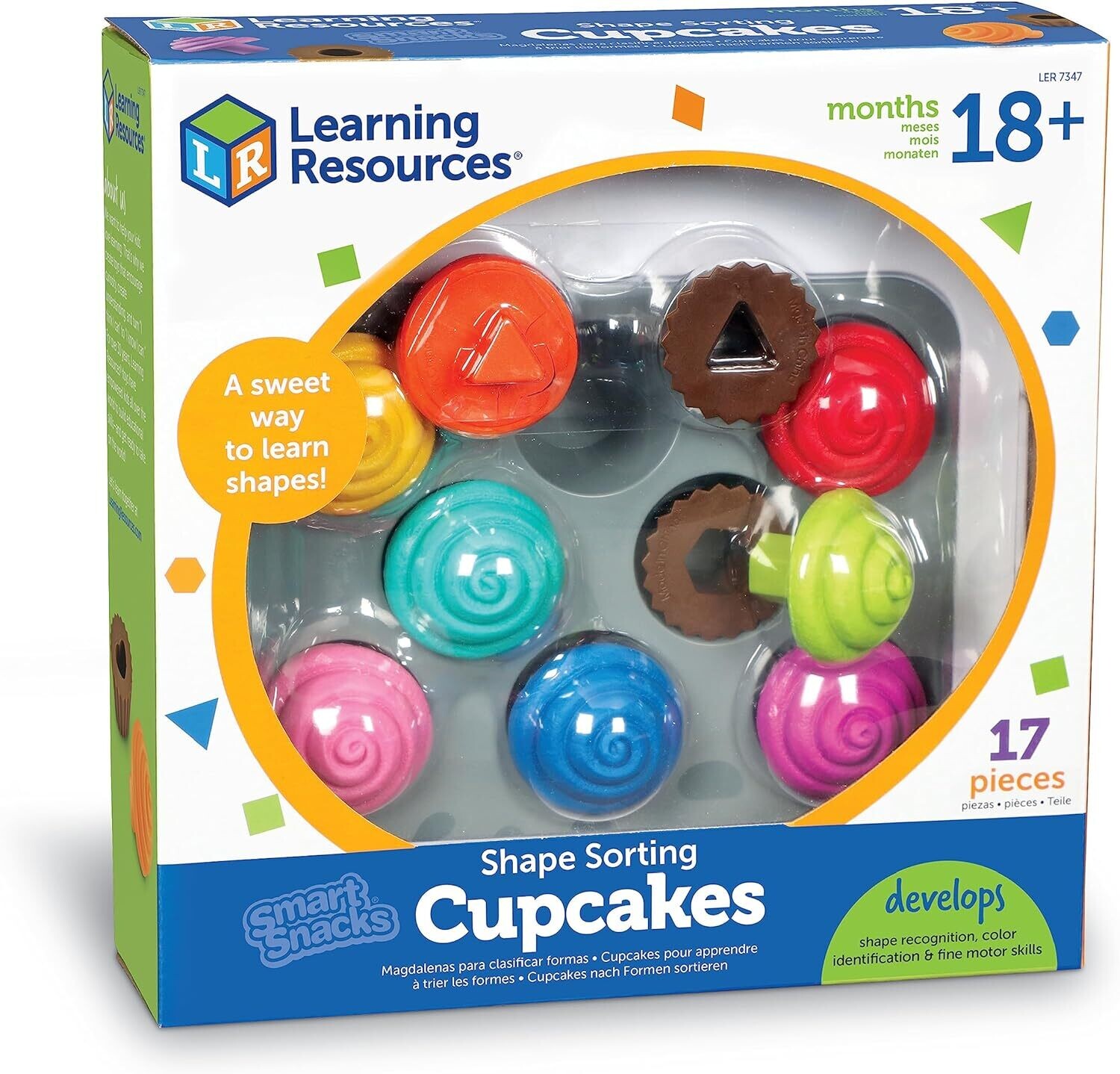 SHAPE SORTING CUPCAKES