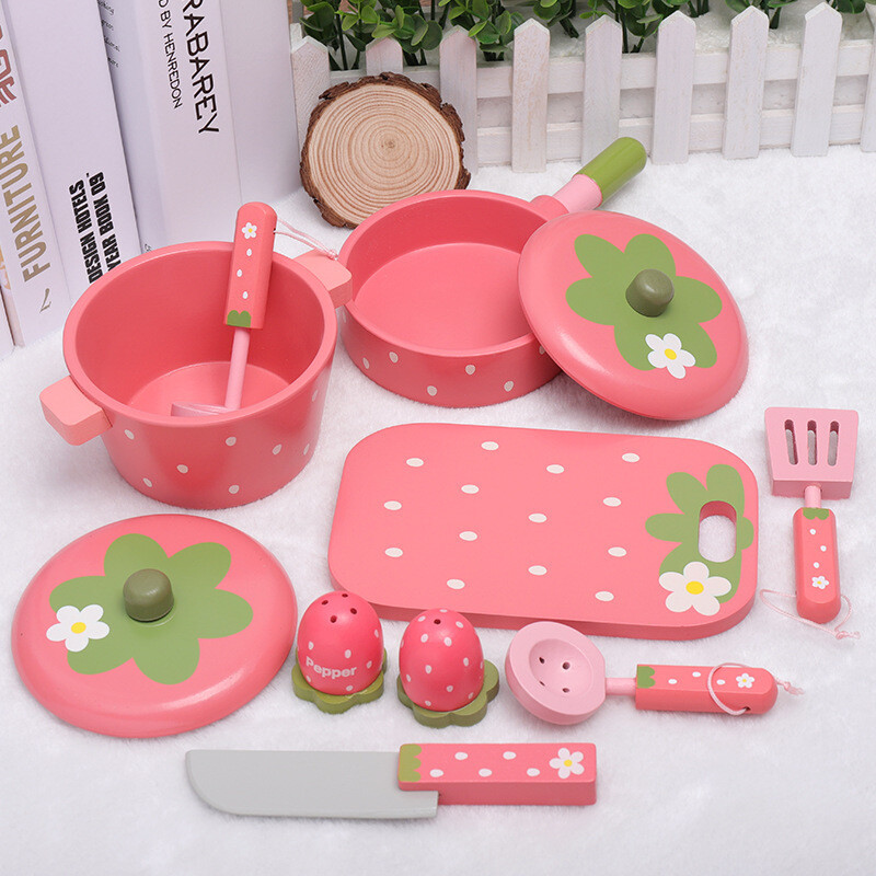 Accesorios de cocina rosados