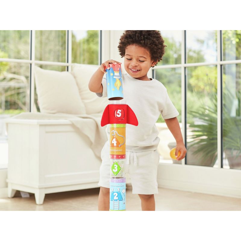 Rocket ball air stacker