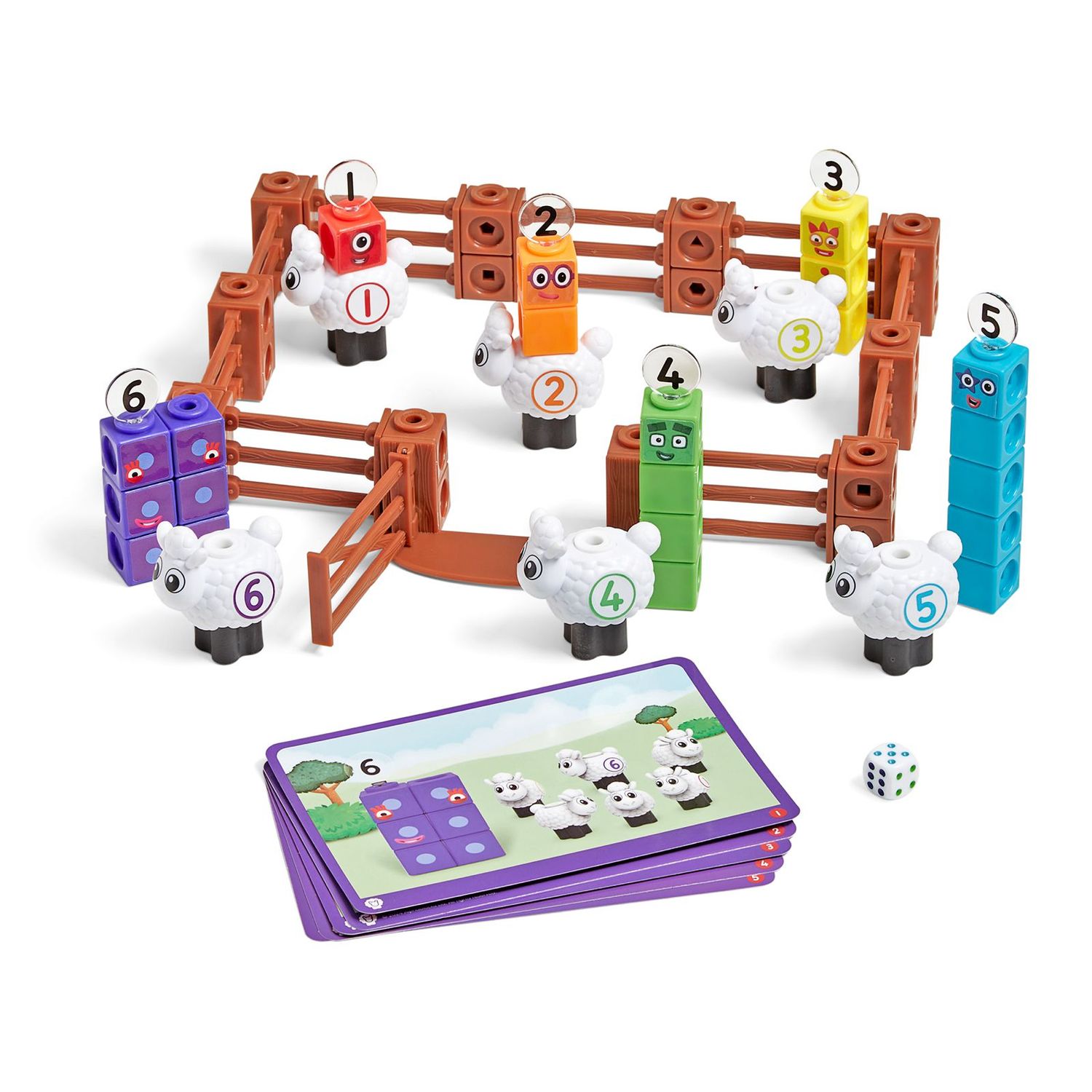 MathLink® Cubes Activity Set Numberblocks® Sheep Farm