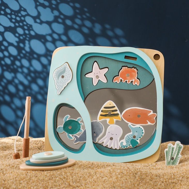 Juego de pesca del oceano