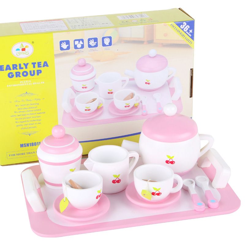 Juego de té con bandeja