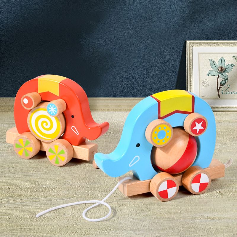 Push along circus set