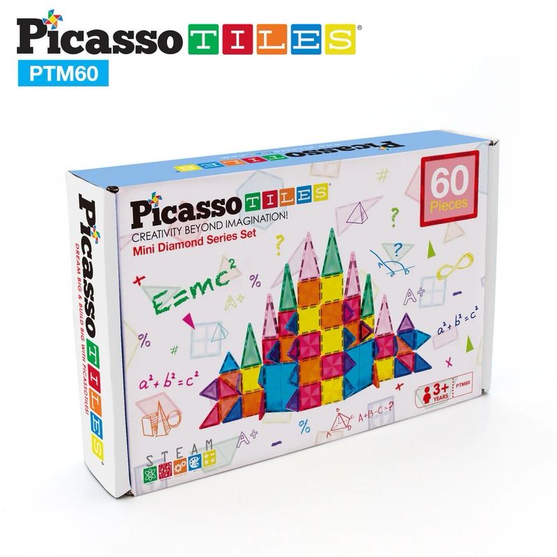 PicassoTiles Mini Diamond 60 piezas
