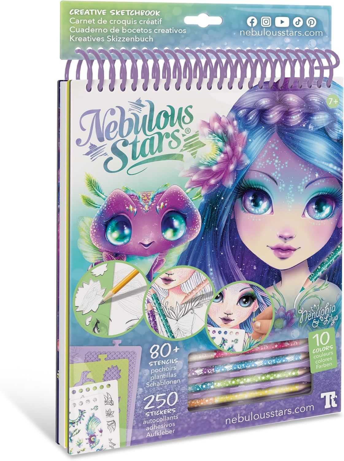 Nebulous stars creative sketchbook