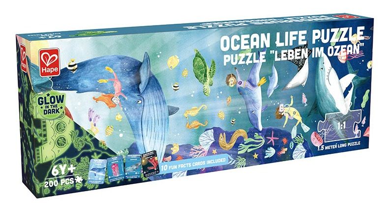 Ocean Life Puzzle  | 200 piezas glow in the dark