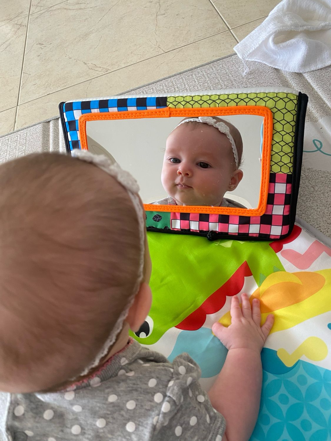 Espejito para tummy time