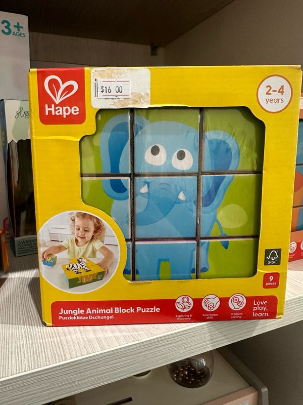 Jungle animal block puzzle