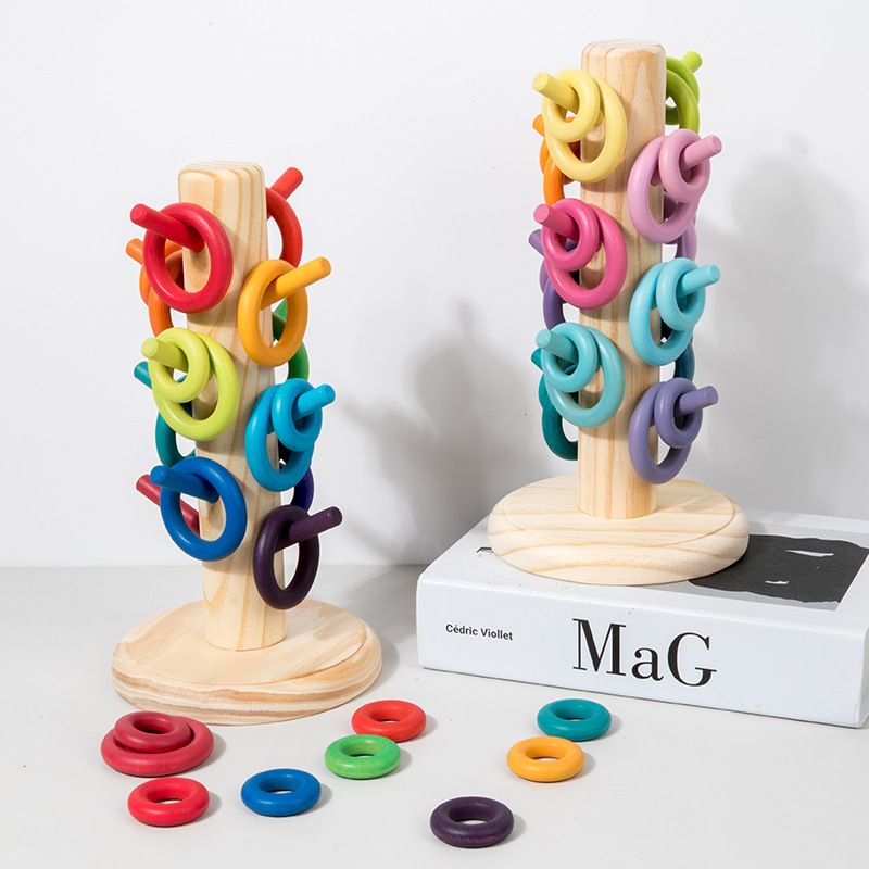 Árbol de anillos Montessori