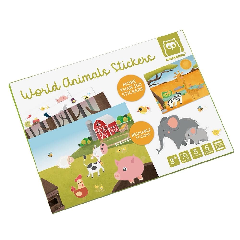 World animals stickers