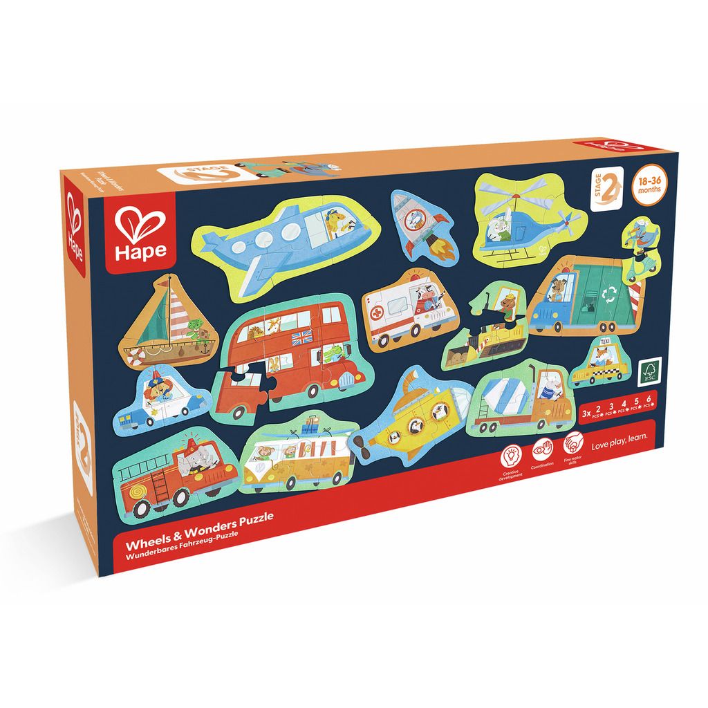 Wheels and wonders puzzle