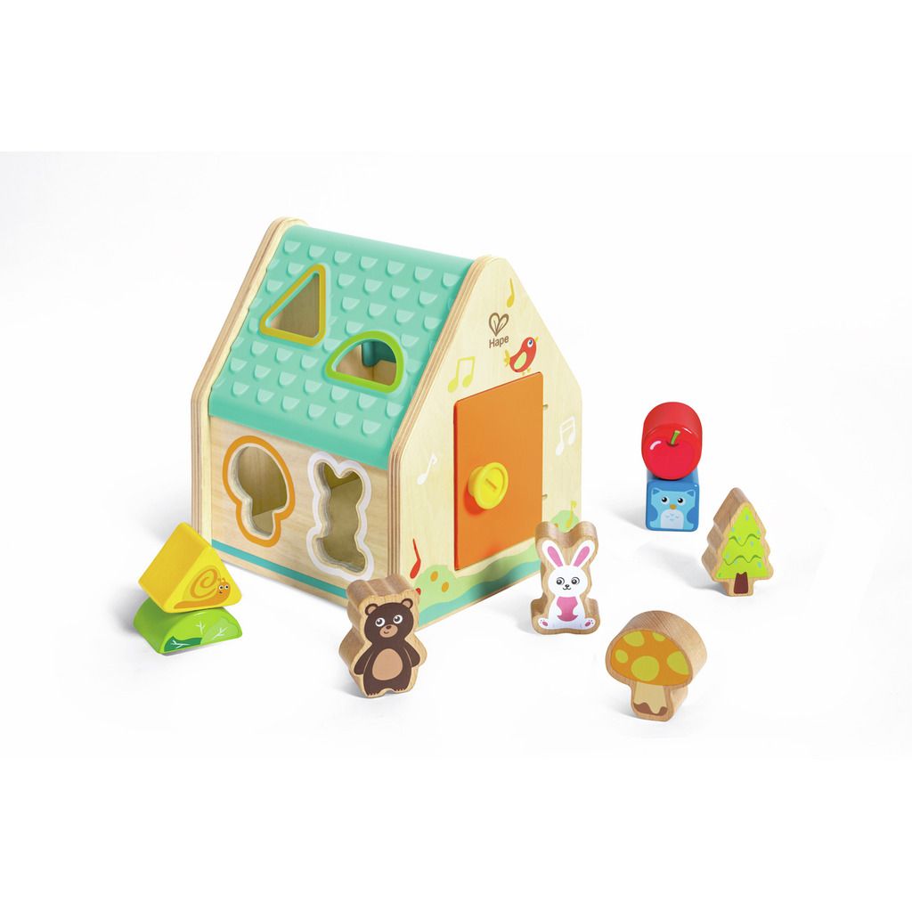 Critter house shape sorter