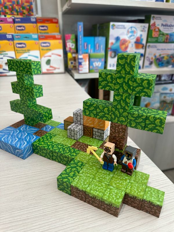 Magnetic cubes estilo videojuego