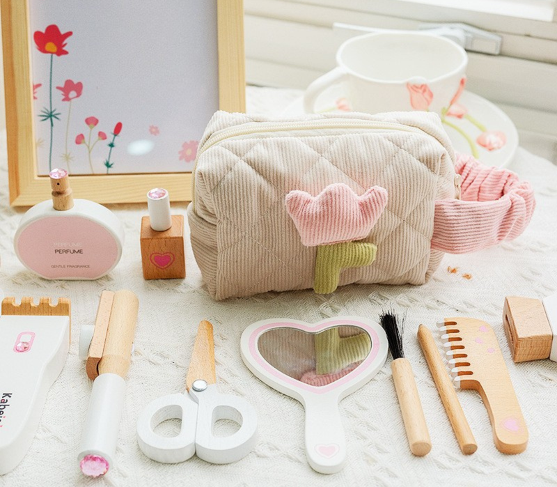Girly cosmetic bag