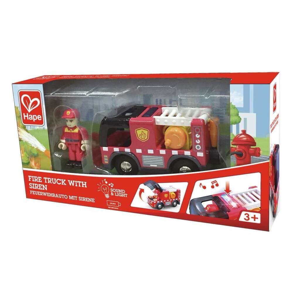 Fire truck with siren