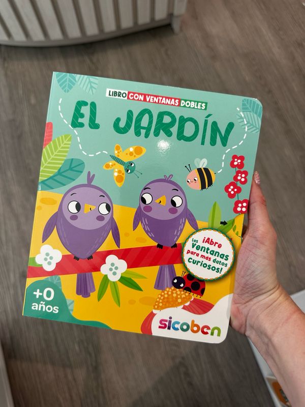 El jardín/ libro con ventanas