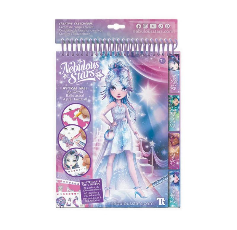 Fashion sketchbook Nebulous Stars