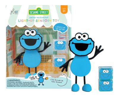 Cookie Monster Glo Pal - color azul