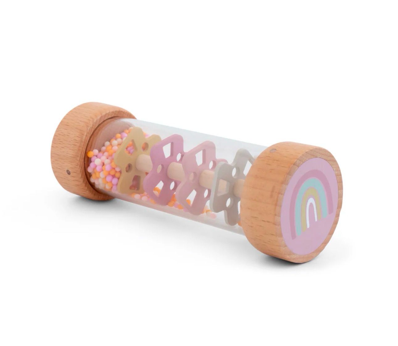 Sonajero de lluvia rosado