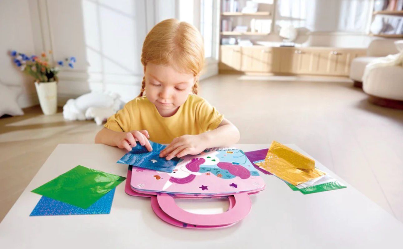 HAPE FOIL ART TRAVEL KIT FAIRY