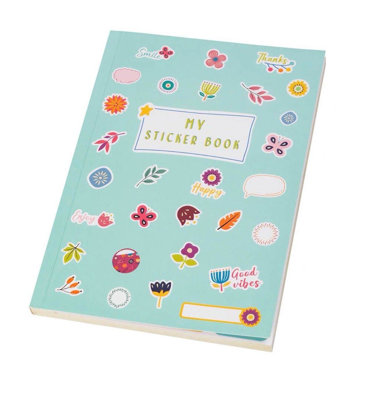 Sticker book flowers
