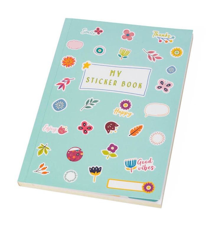 Sticker book flowers