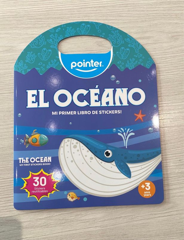 Libro de stickers reutilizables/ Pointer