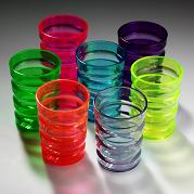Beker met ribbels