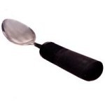 Lepel met prettig handvat