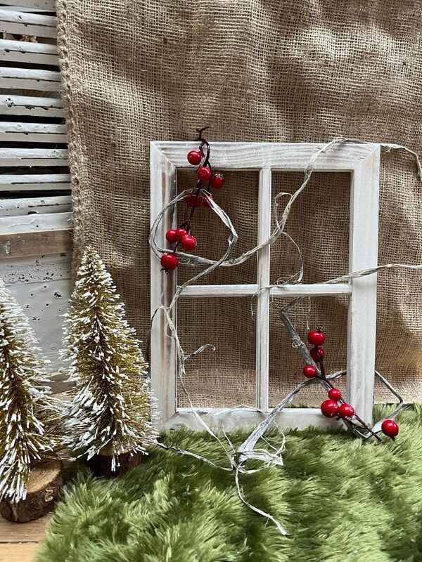 Decoratief houten venster raam