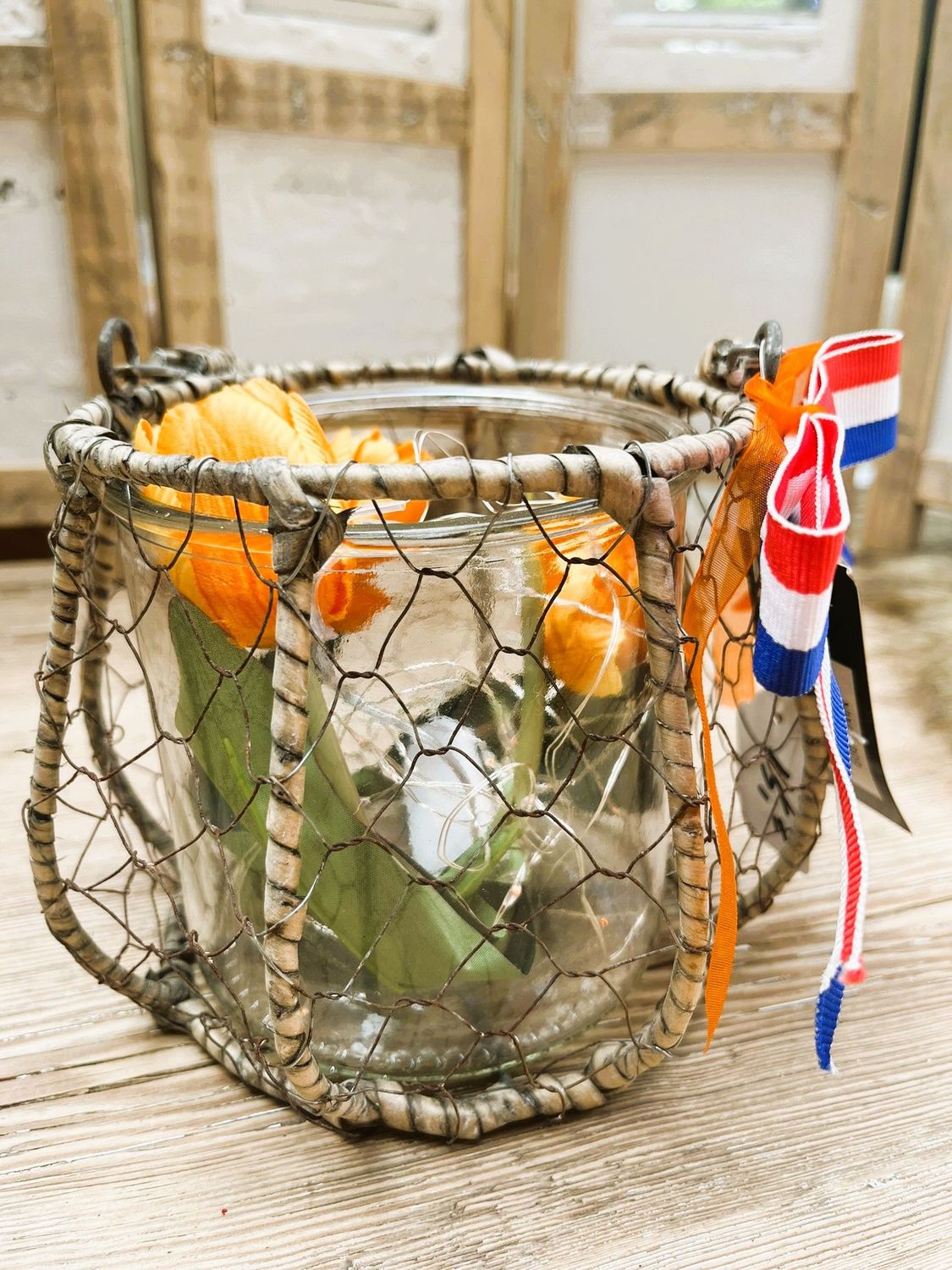 Decoratief mandje I love Holland