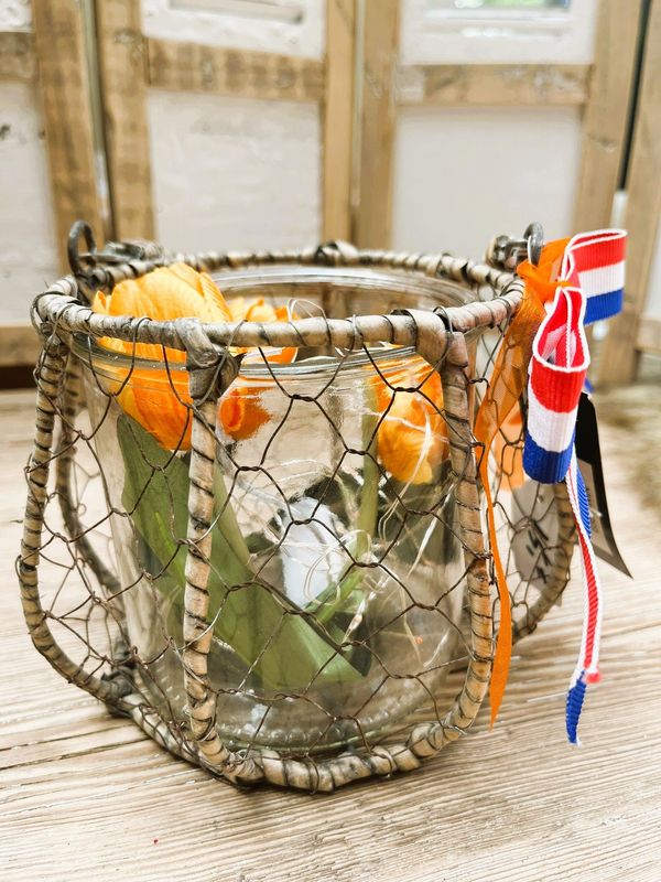 Decoratief mandje I love Holland