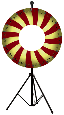 Fertiges Glücksrad W-GS1