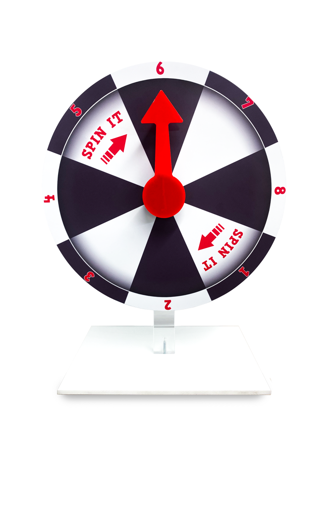 Glücksrad Tisch Still