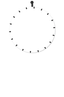 Glücksrad Basic Wandmontage Blanko