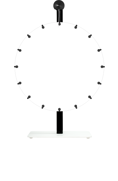 Tischglücksrad Blanko
