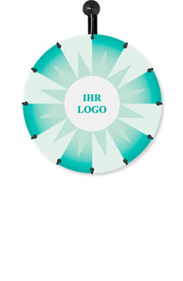 Tischglücksrad Basic Wandmontage