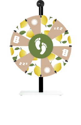 Tischglücksrad Basic Doppel