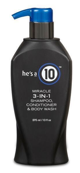 It&#39;s A 10 He&#39;s A 10 Miracle 3-in-1 (Shampoo/Conditioner/Body Wash)