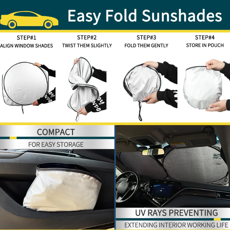 Windshield sun protector for any car