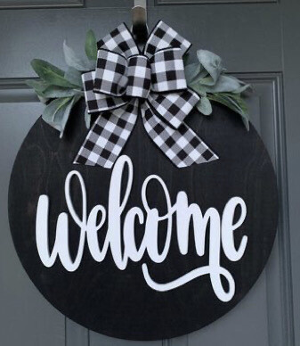 Welcome Door Hanger