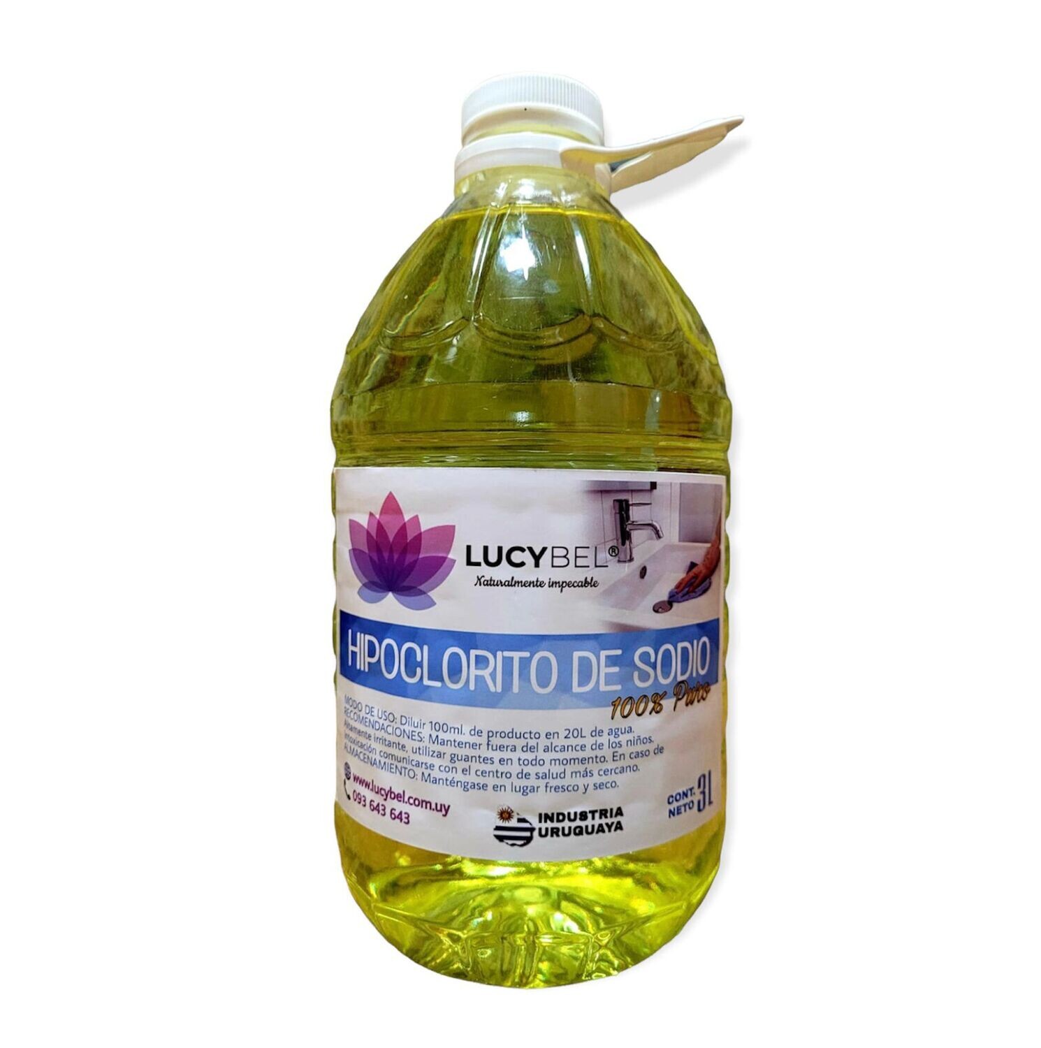 Hipoclorito al 100% 3Litros