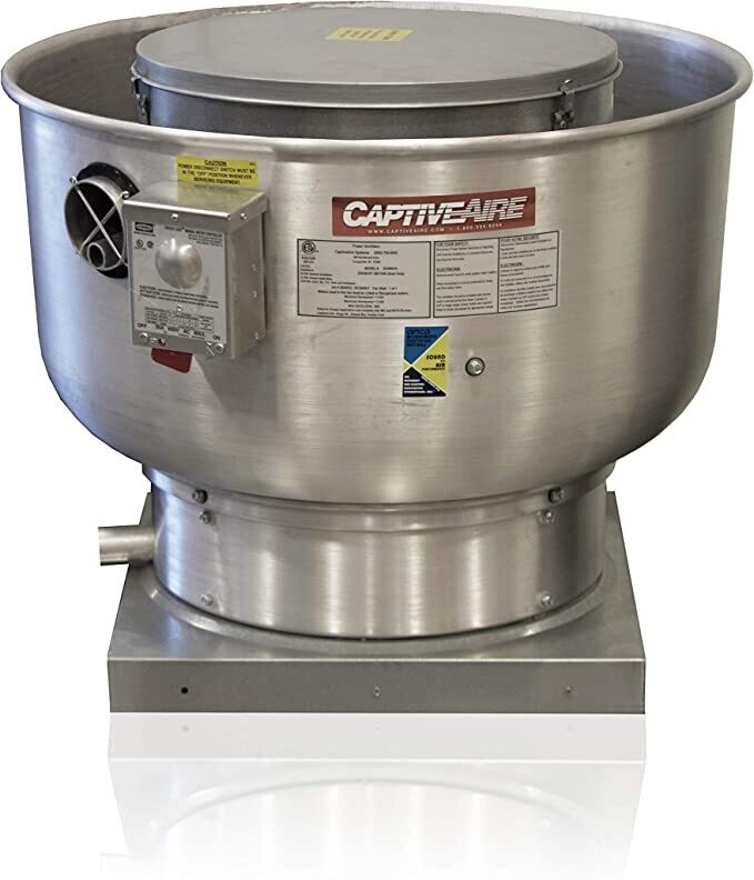Low Profile Grease Rated Food Truck Exhaust Fan 21