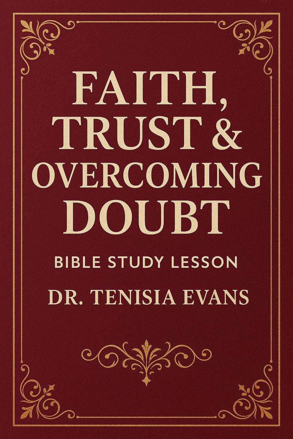 FAITH, TRUST &amp; OVERCOMING DOUBT Part 1