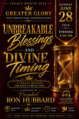 UNBREAKABLE BLESSING AND DIVINE TIMING 062826