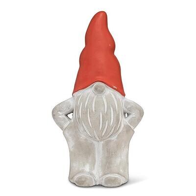 Attitude Gnome w/ Red Hat / 9"