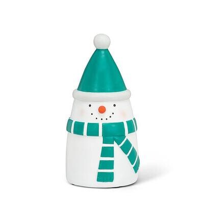 Turquoise Cone Snowman - 9.5
