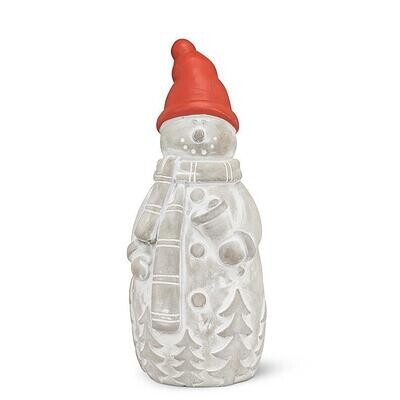 Red Hat Snowman w/Bell - 9