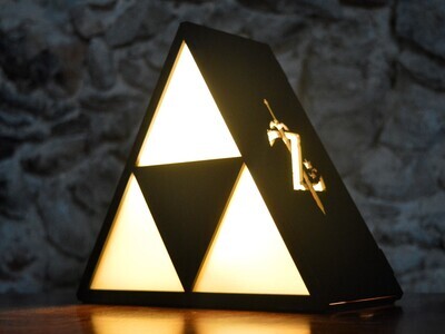Lámpara Zelda Trifuerza